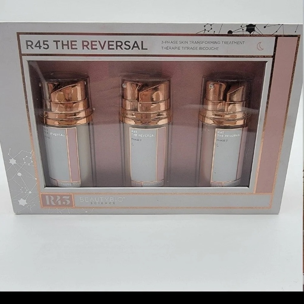 BEAUTYBIO R45 The Reversal 3-Phase Retinol treatment jumbo size 3 x. 1.7oz New